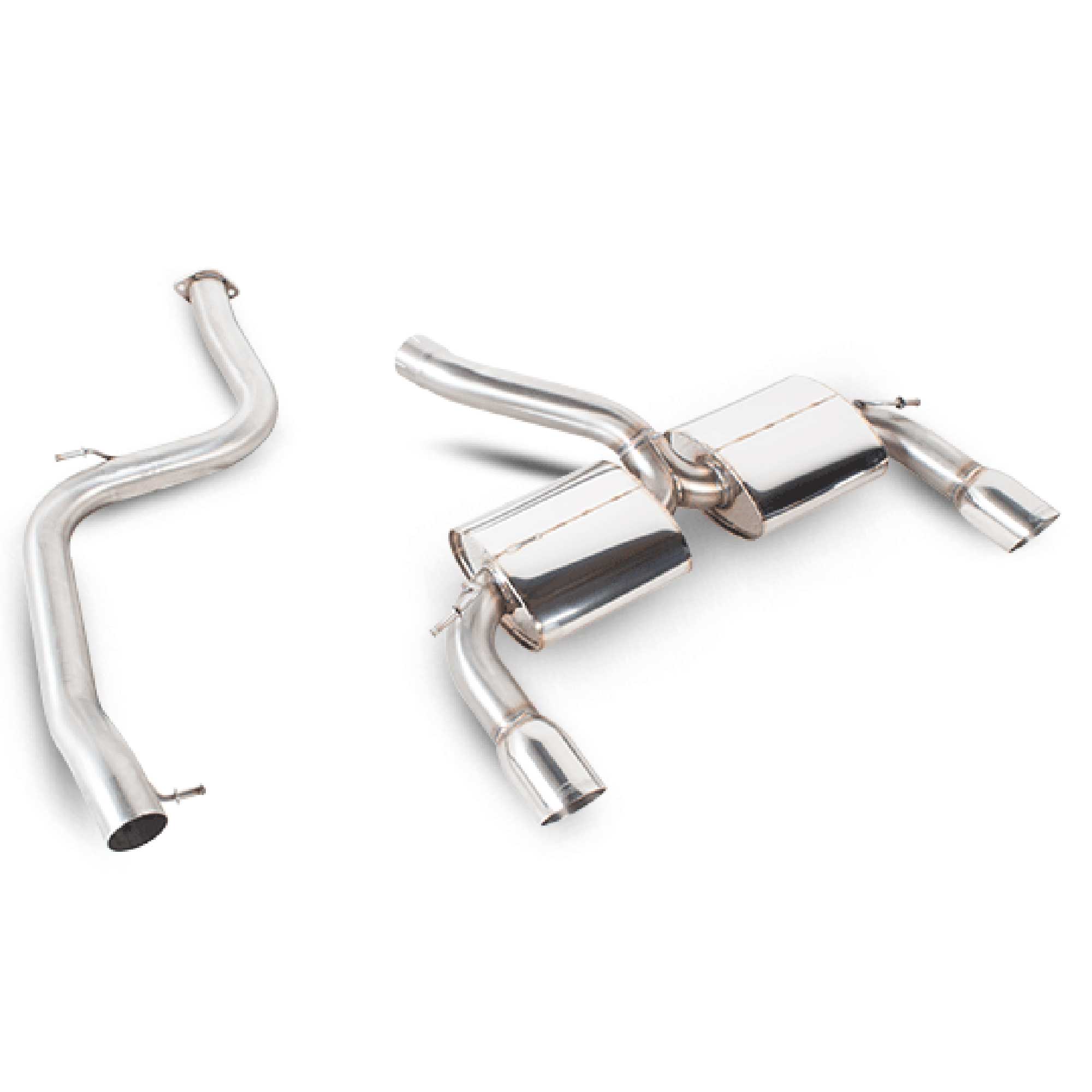Scorpion 3.0'' NonResonated Cat Back Stainless Exhaust for Focus Mk2