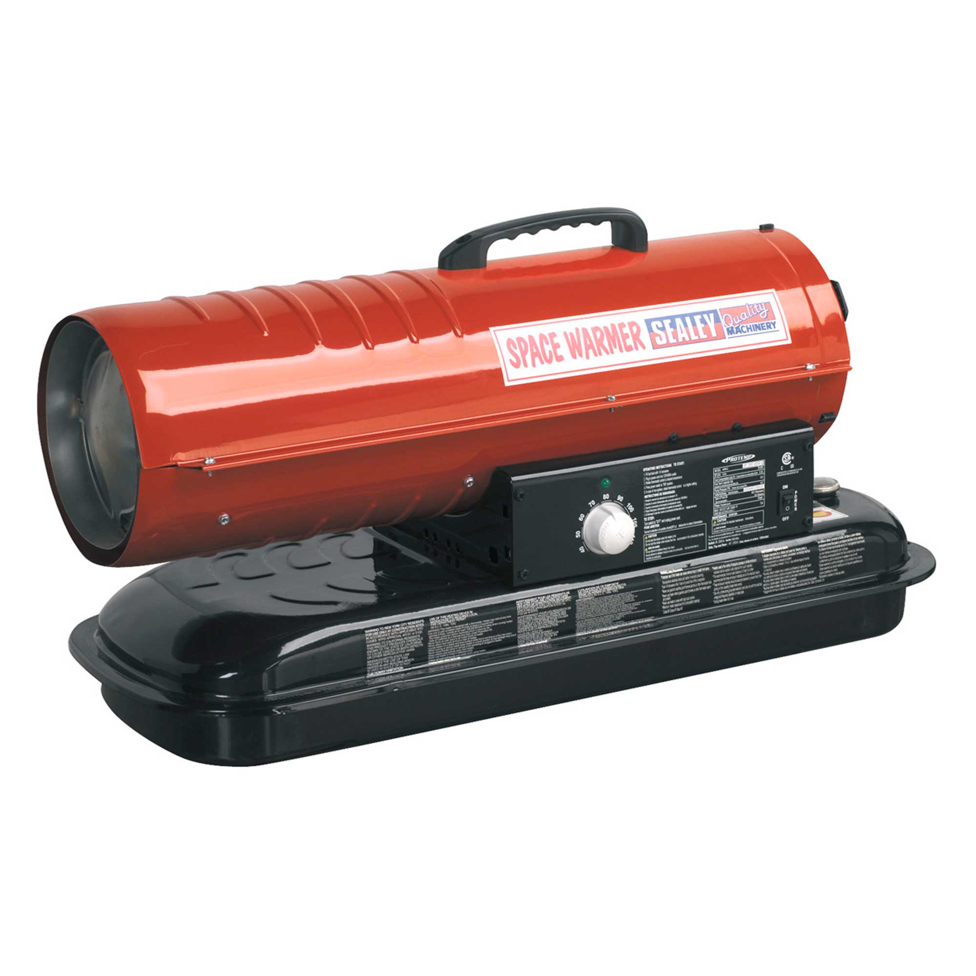 Sealey Space Warmer Paraffin/Kerosene/Diesel Heater/Blower 70,000Btu/hr