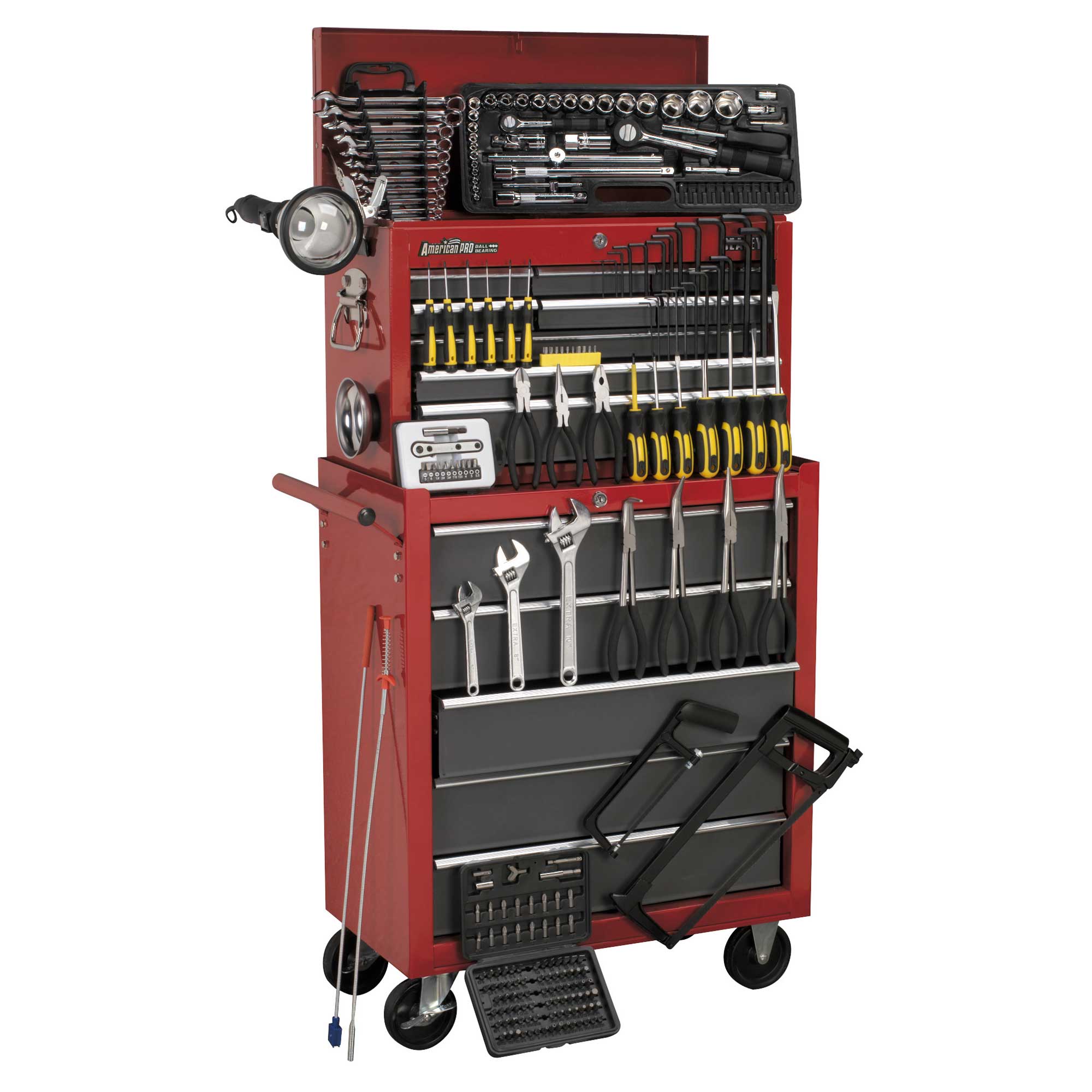 Sealey American Pro 9 Drawer General Maintenance Tool Chest With Tools ...