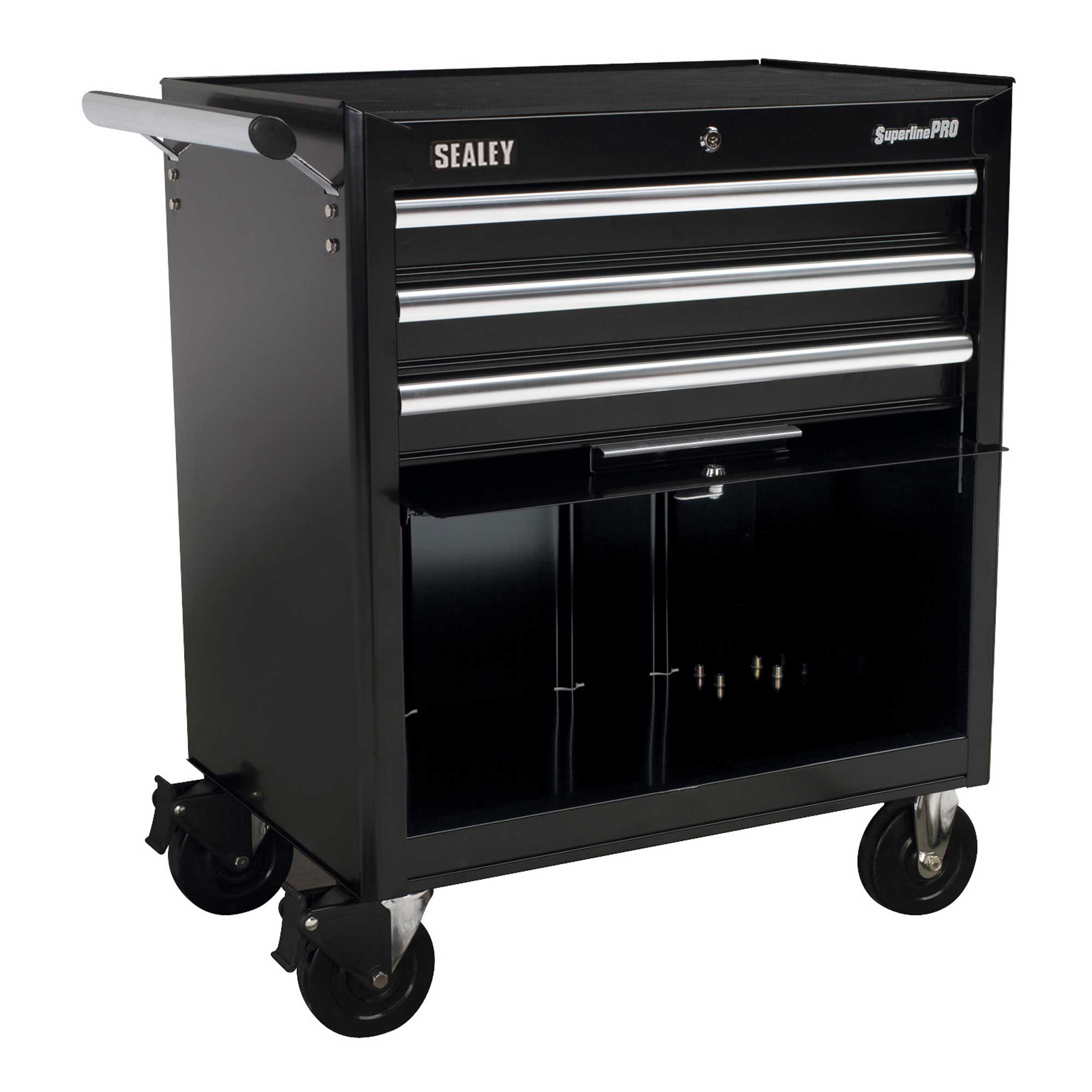 Sealey Rollcab Tool Box Chest 3 Drawer With Ball Bearing Runners