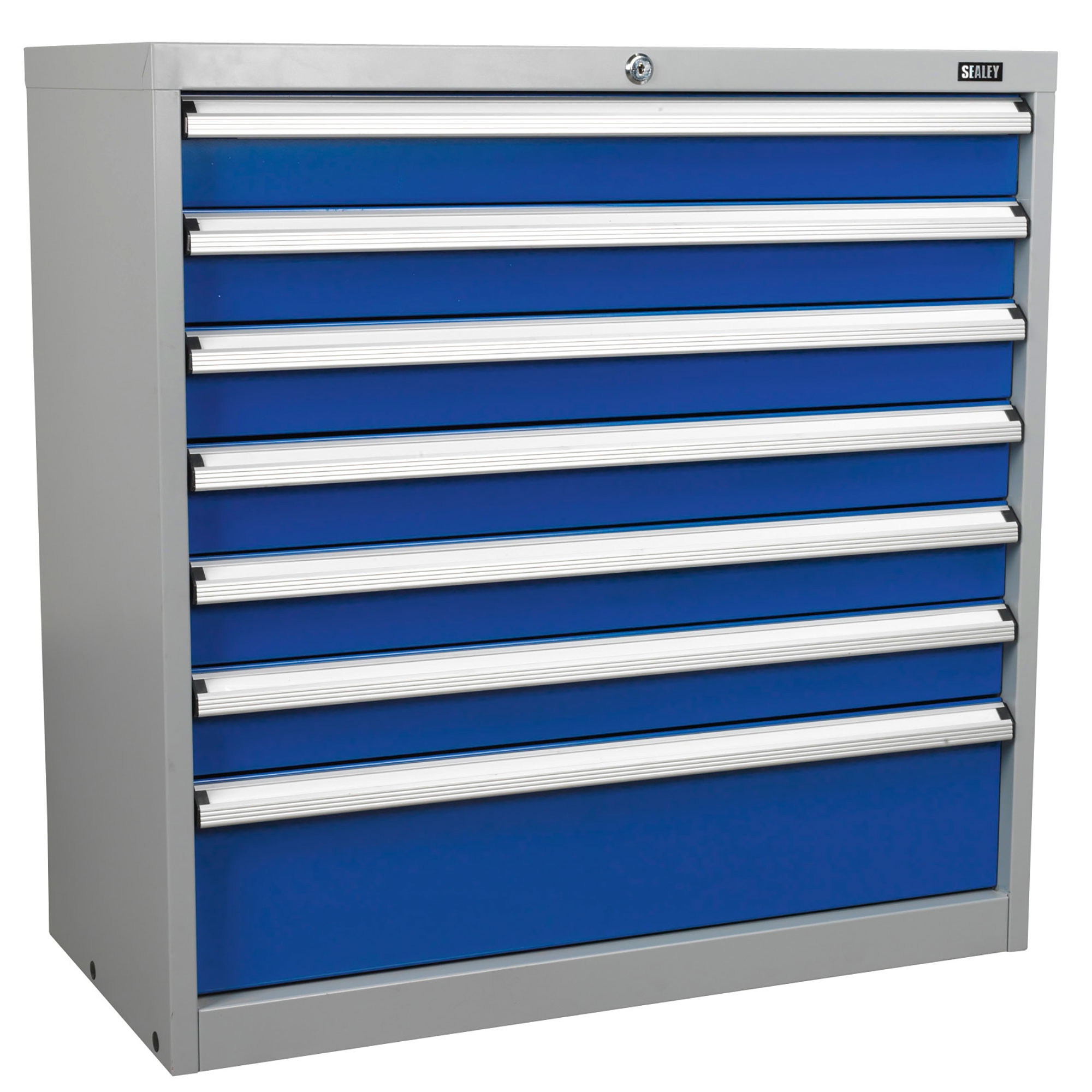 Sealey Industrial Garage Tool Storage/Storing Cabinet Unit - 7 Drawer ...