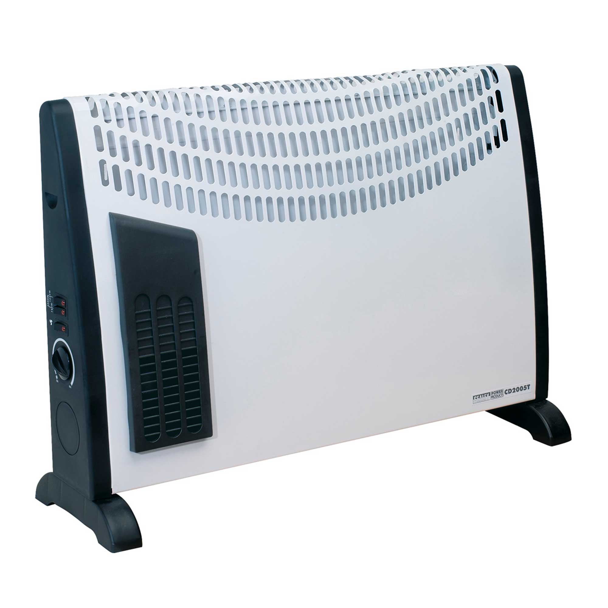 Sealey Convector Heater 2000w 3 Heat Settings Thermostat Turbo Fan Cd2005t Ebay