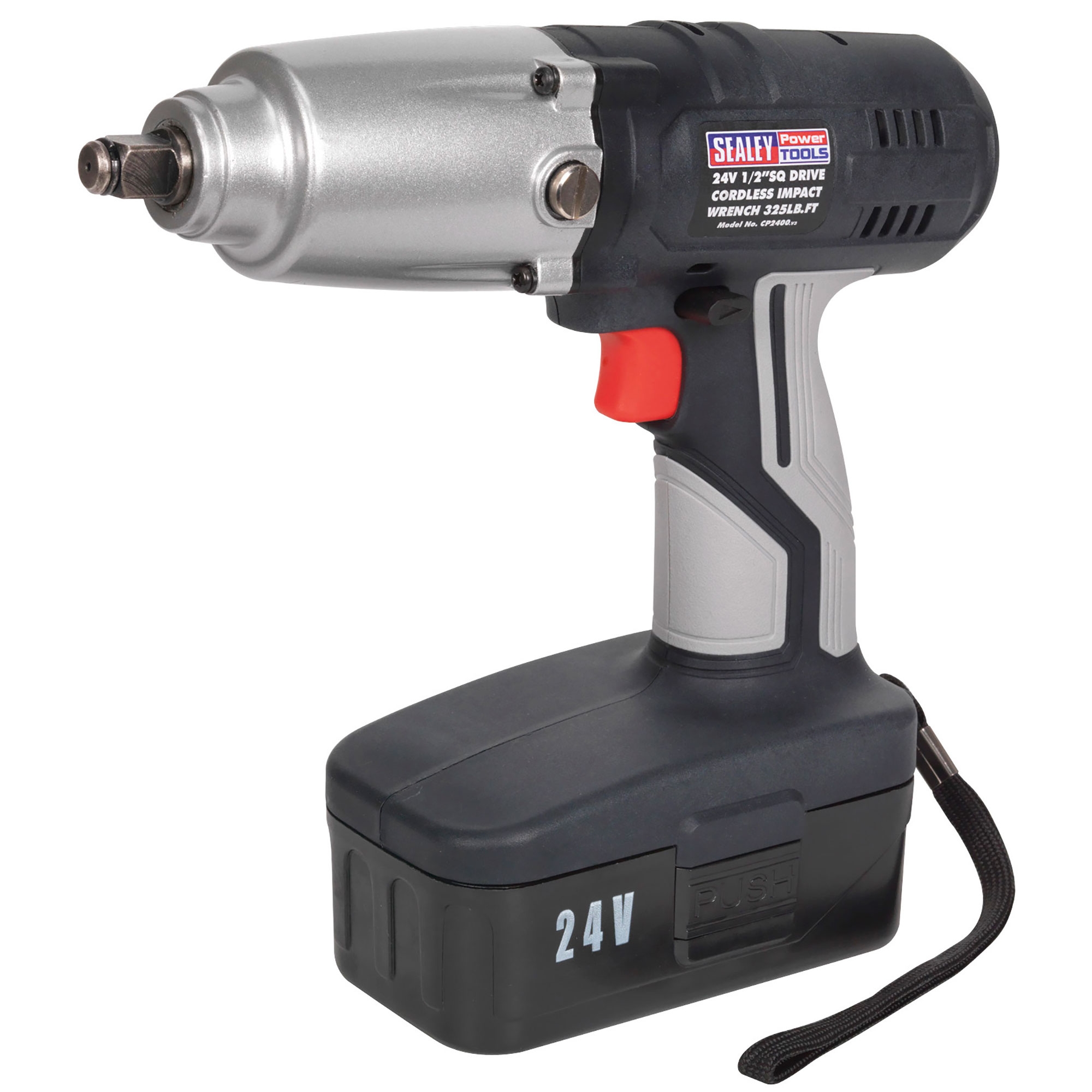 Sealey Cordless Impact Wrench 24V 2Ah NiMH 1/2"Sq Drive 325lb.ft eBay