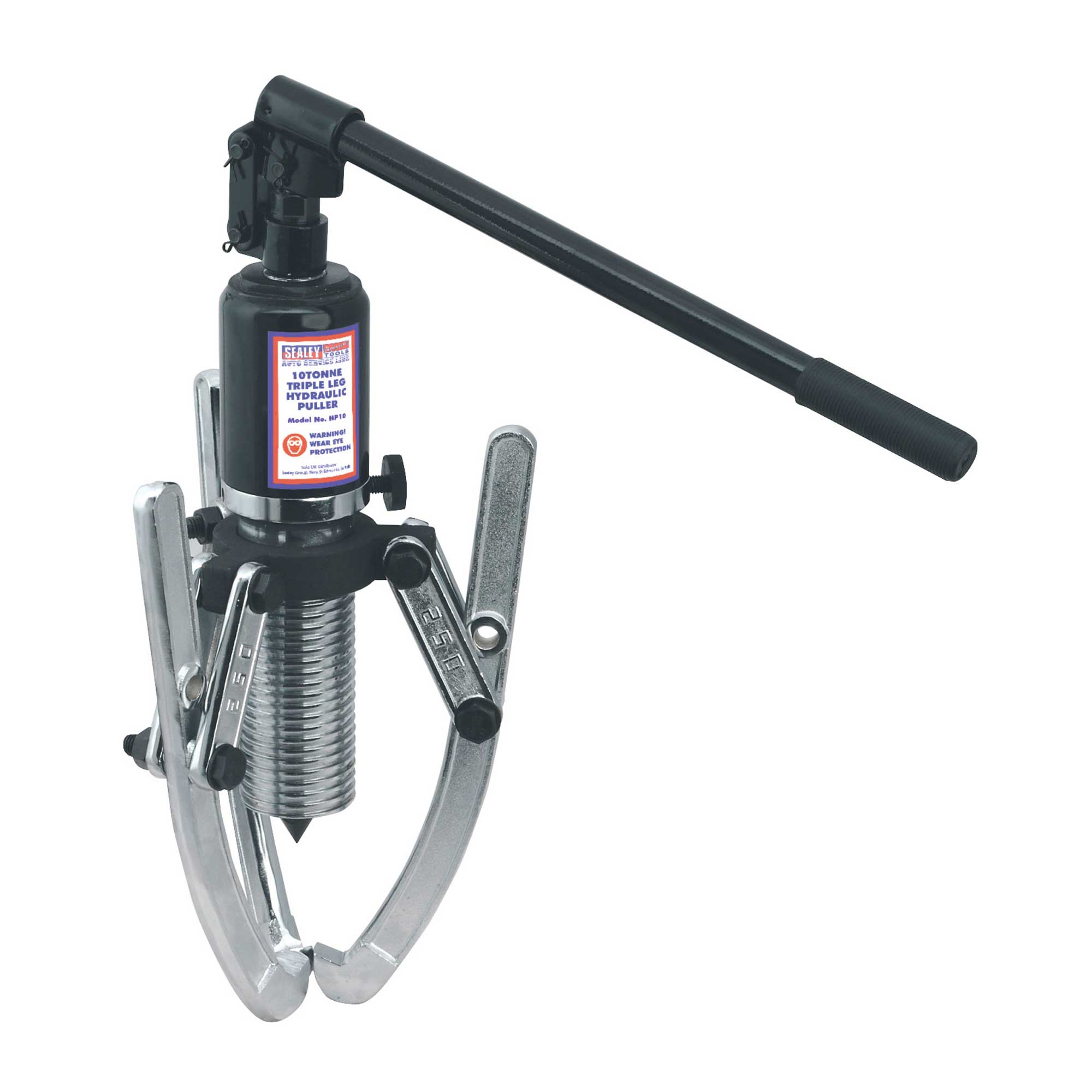 Sealey HeavyDuty Triple Leg 10 tonne Hydraulic Puller For Pulling Gears HP10 eBay