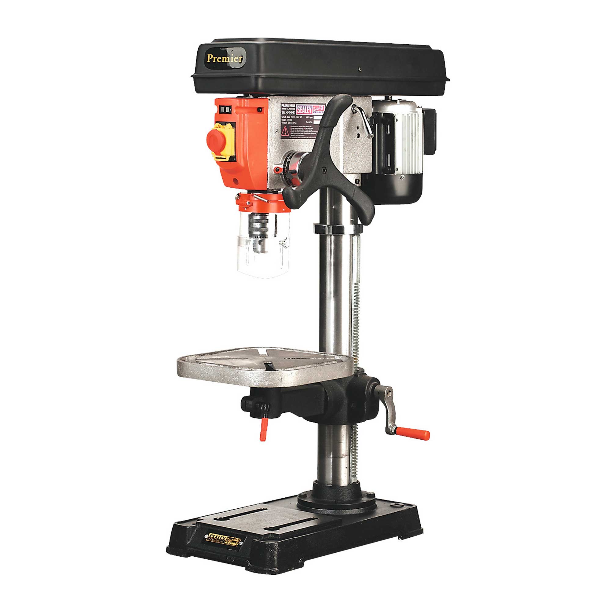 Sealey Workshop Pillar Drill Bench 16 Speed 1050mm Height 230v