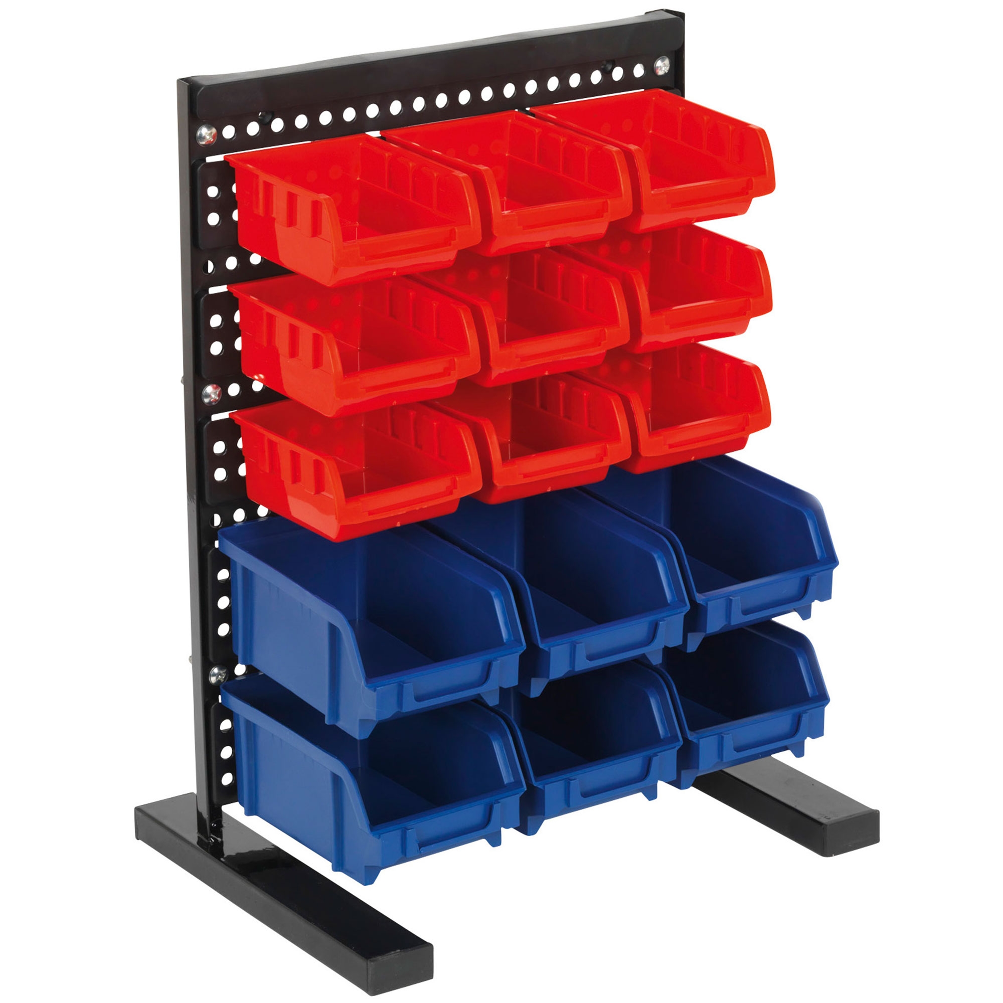 Sealey Bench Mounting Garage/Work Bin Storage System - 15 Bins ...