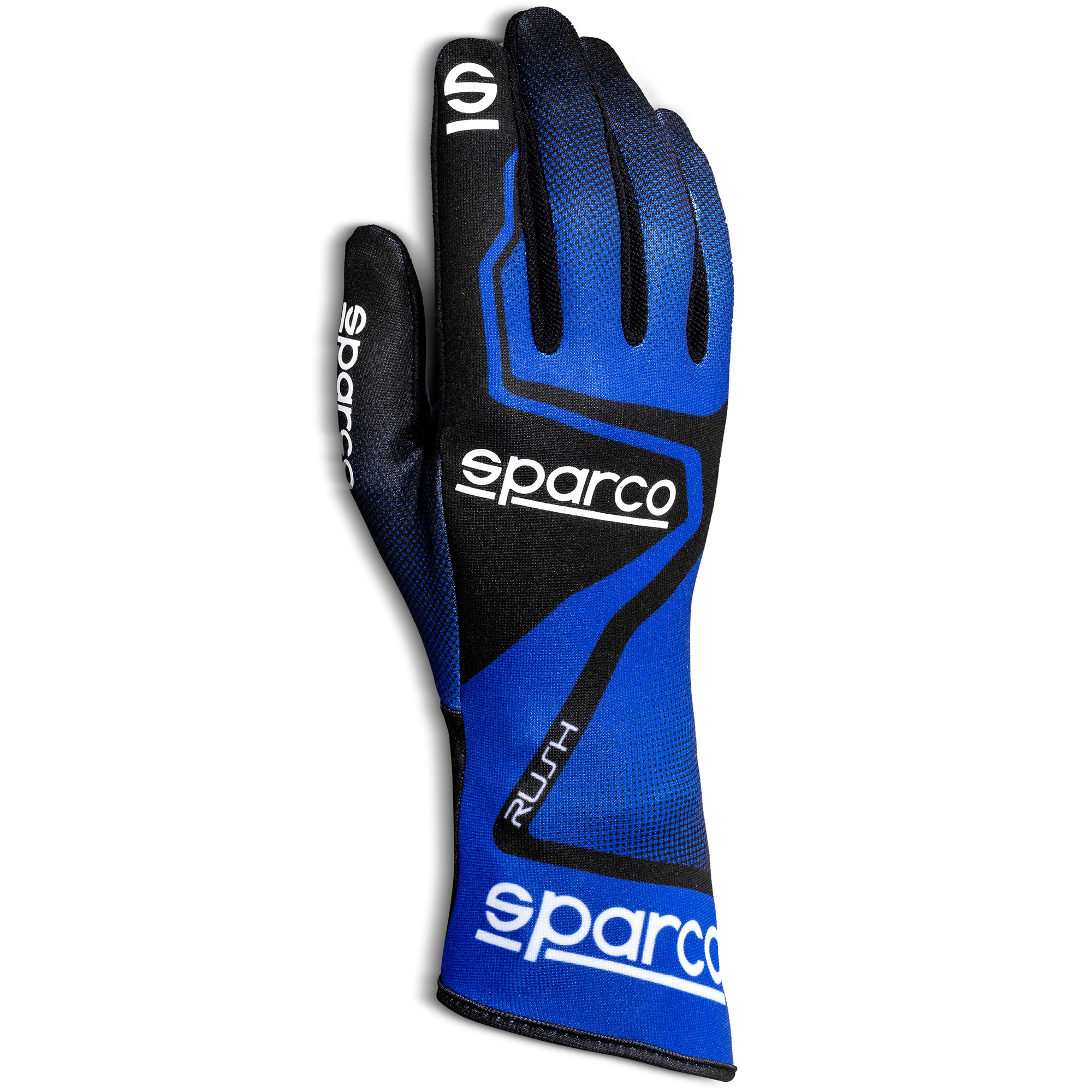 Sparco Rush Kart / Karting Gloves - Pre-Curved Fingers, Silicon Print  Design