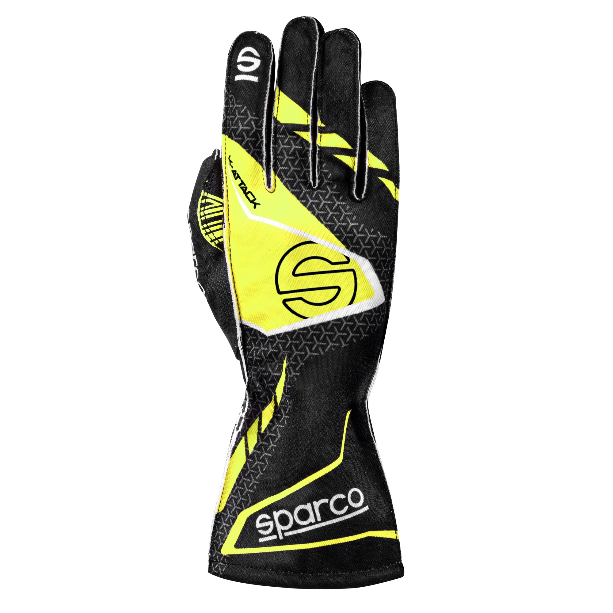 Sparco K-Attack Kart Gloves - Pre-Curved Fingers, Silicone Printed Palm - Picture 48 of 52
