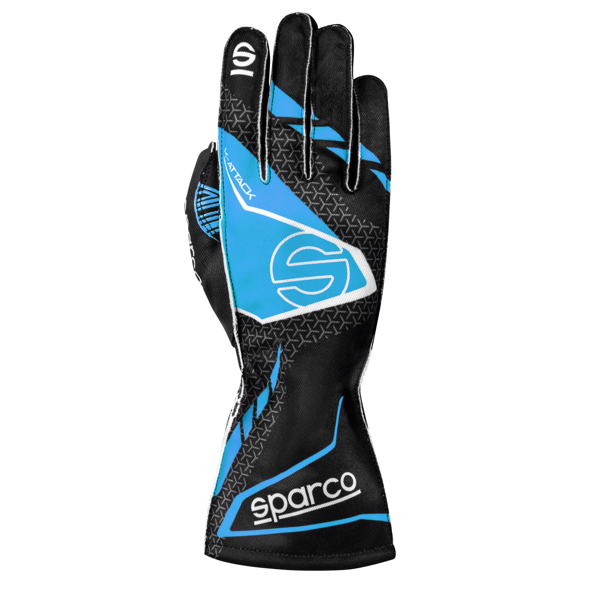 Sparco K-Attack Kart Gloves - Pre-Curved Fingers, Silicone Printed Palm - Picture 27 of 52