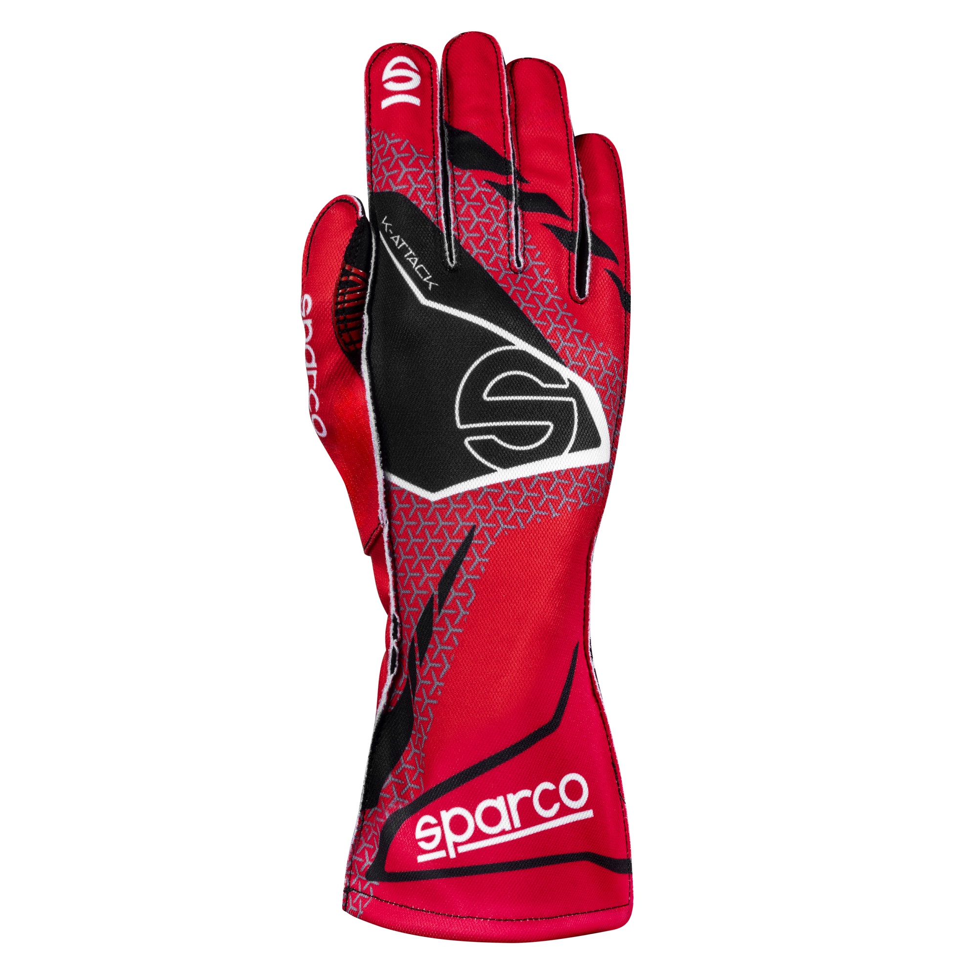 Sparco K-Attack Kart Gloves - Pre-Curved Fingers, Silicone Printed Palm - Picture 37 of 52