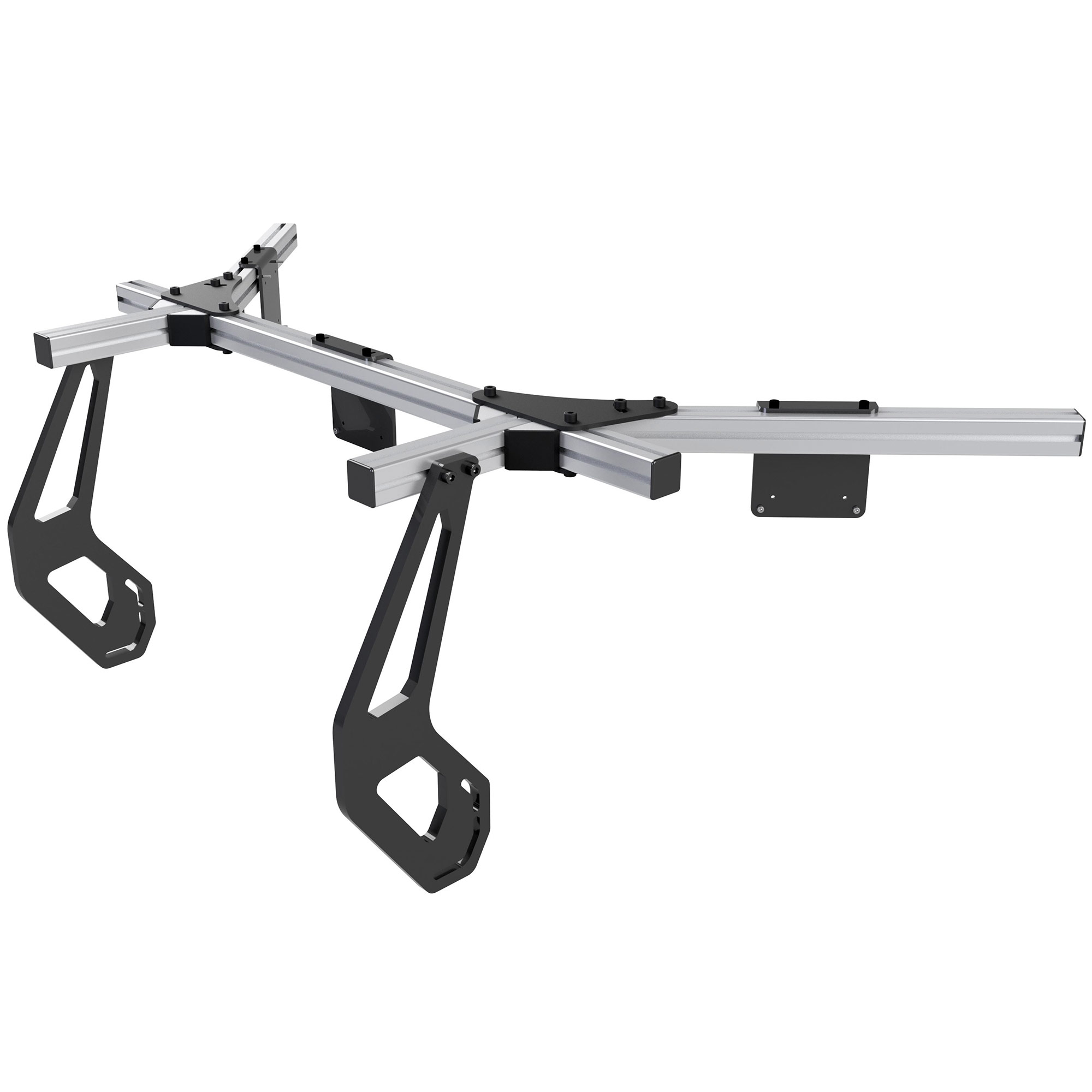 Sim Lab Racing Gaming Cockpit Integrated Monitor Mount Grey Triple