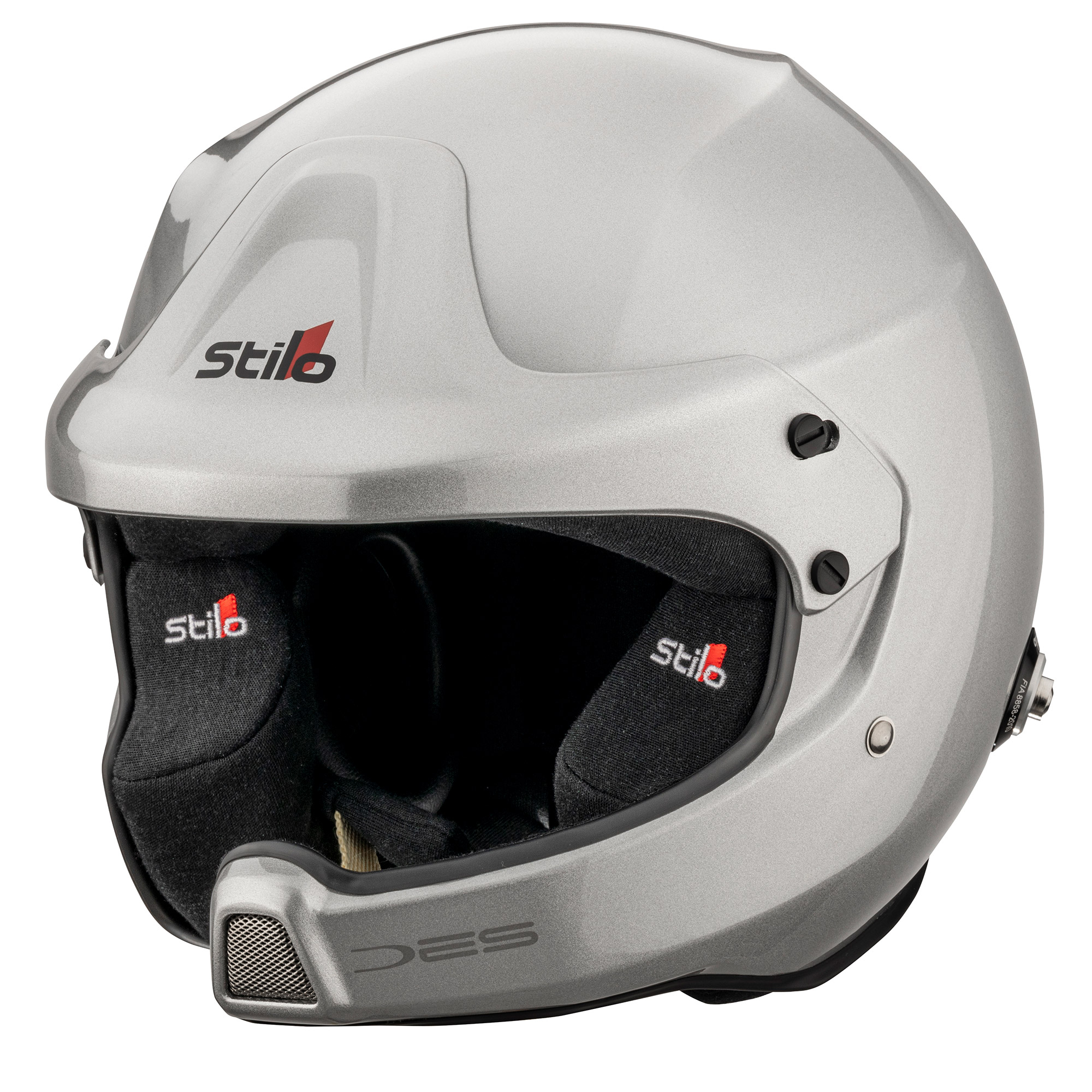 Stilo WRC DES Composite Motorsport Helmet (Silver) - FIA 8859-2015 Approved