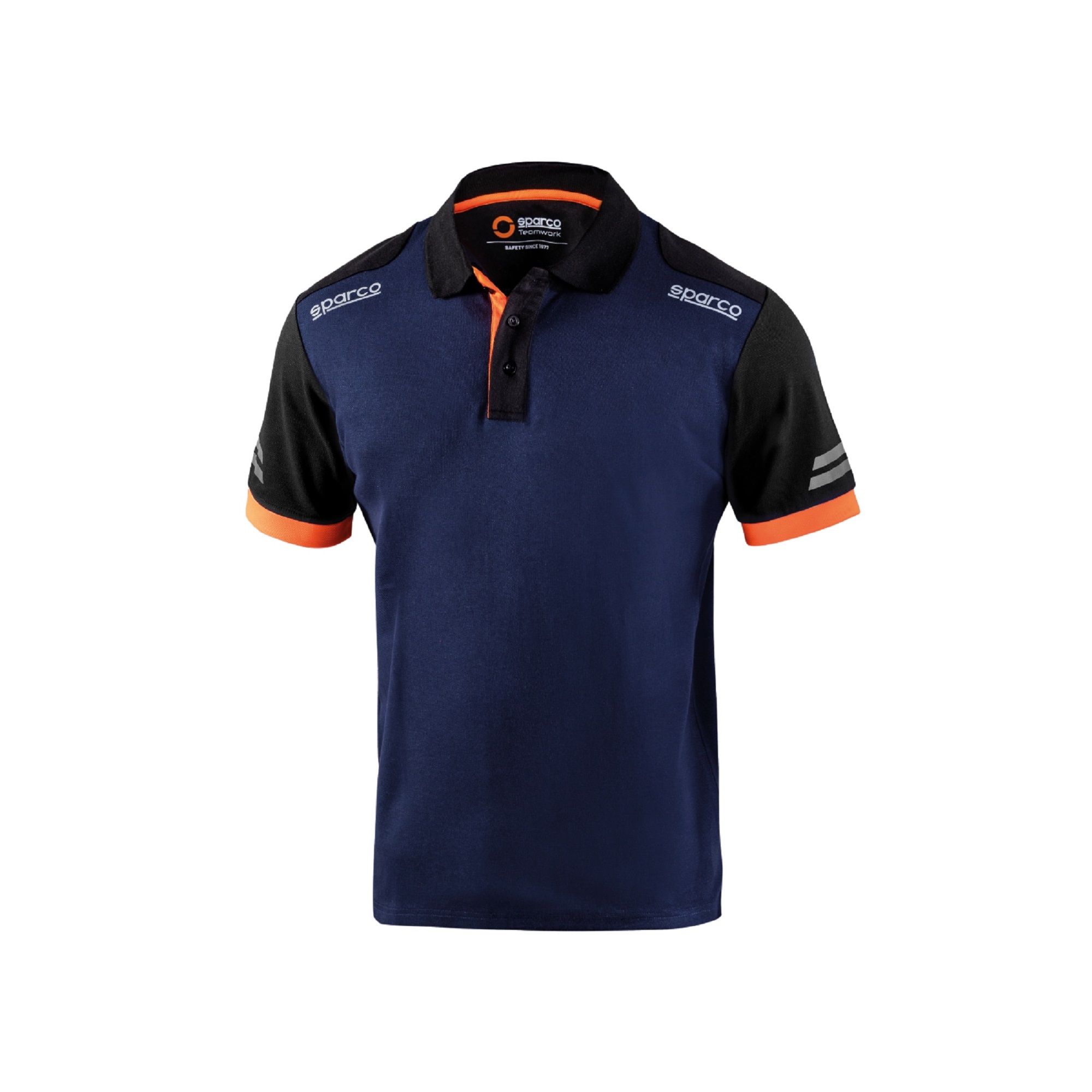 Sparco Tech reflektierendes Poloshirt - 3 Knöpfe Kragen/Arbeits- & Teambekleidung - Bild 14 von 41