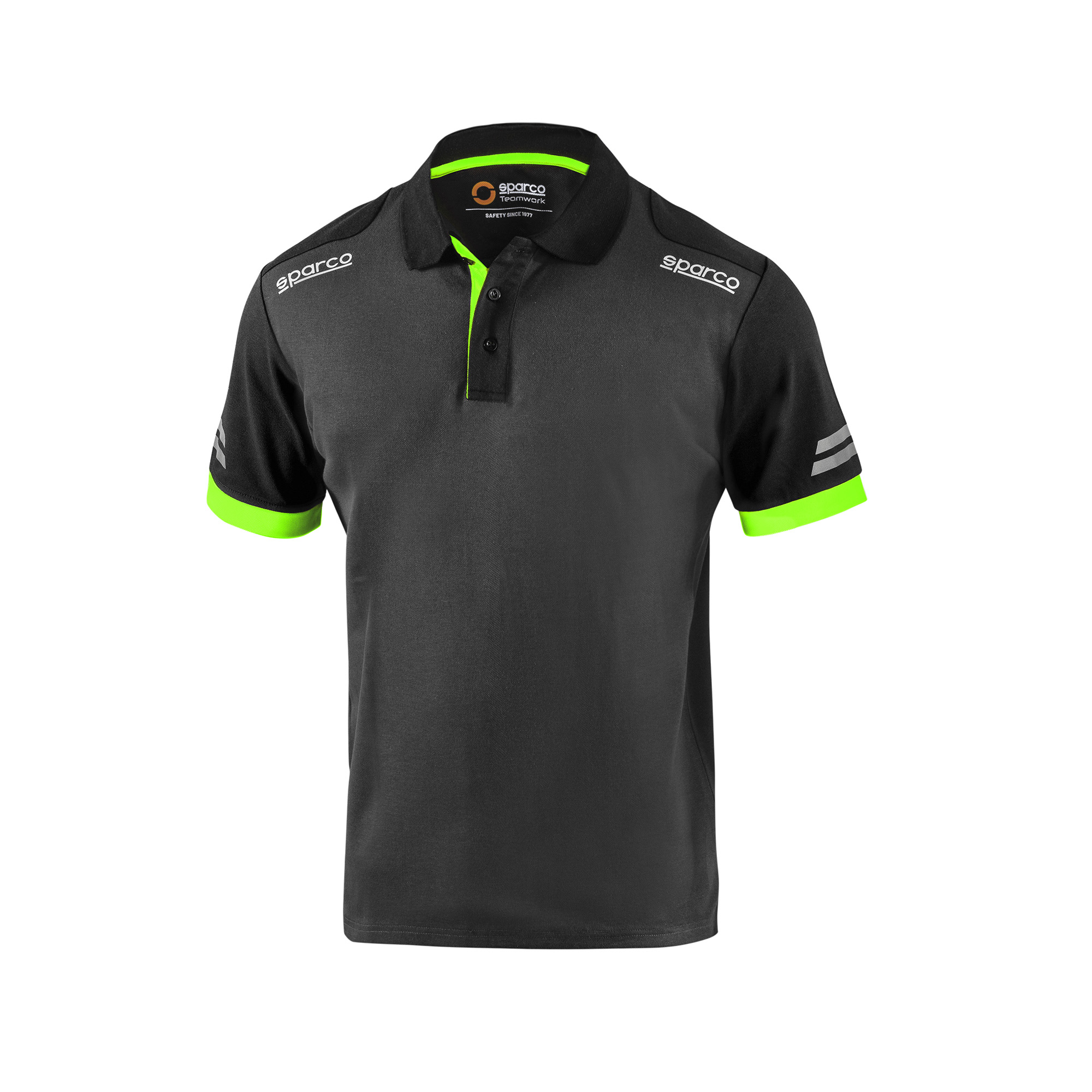 Sparco Tech reflektierendes Poloshirt - 3 Knöpfe Kragen/Arbeits- & Teambekleidung - Bild 33 von 41