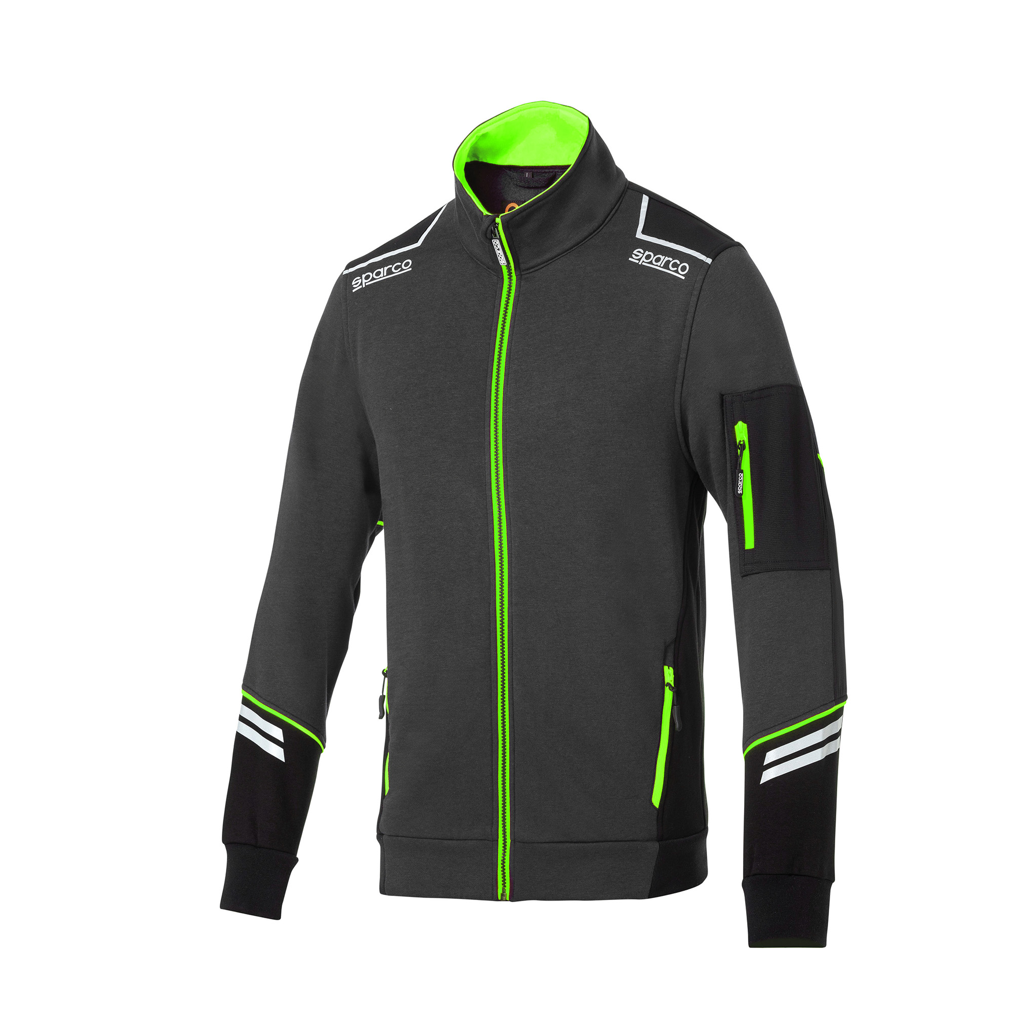 Sparco Tech Jacke mit durchgehendem Reißverschluss - abrasiv/reflektierend details/Arbeitskleidung - Bild 31 von 37