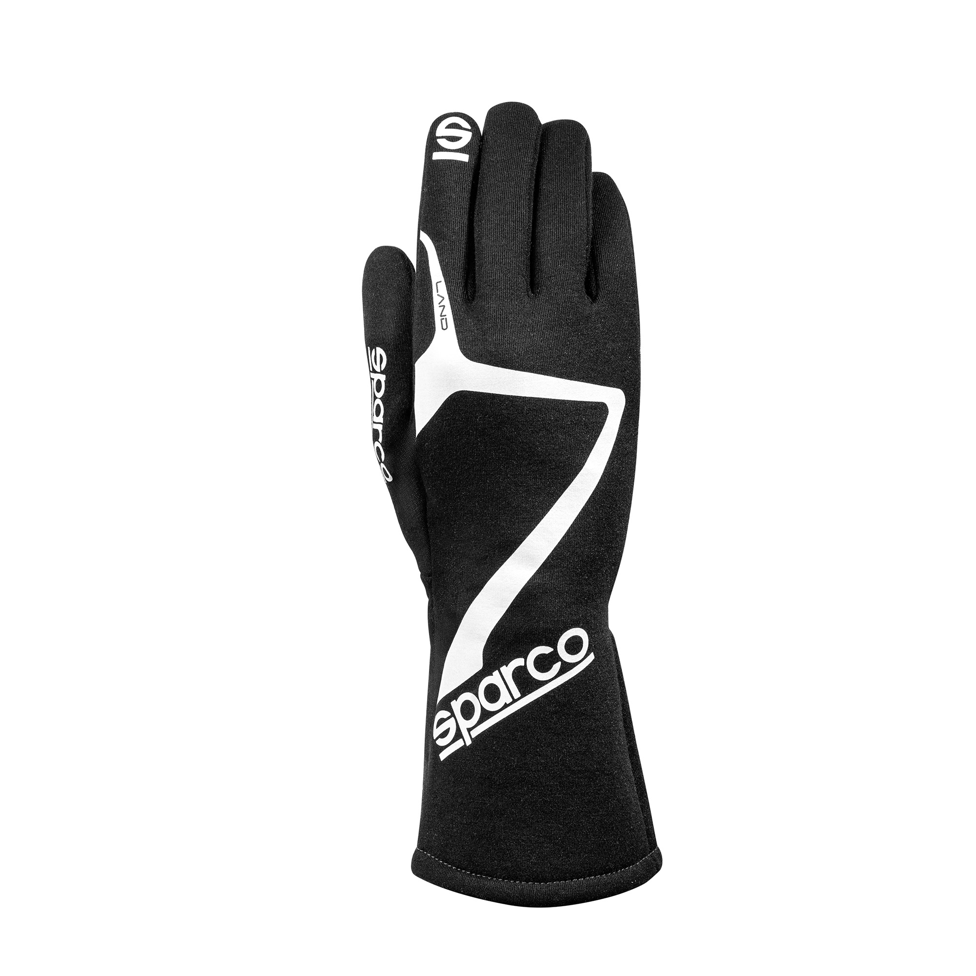 Sparco Land Race Gloves - FIA 8856-2018 Approved, Suede Palm & Finger Grips