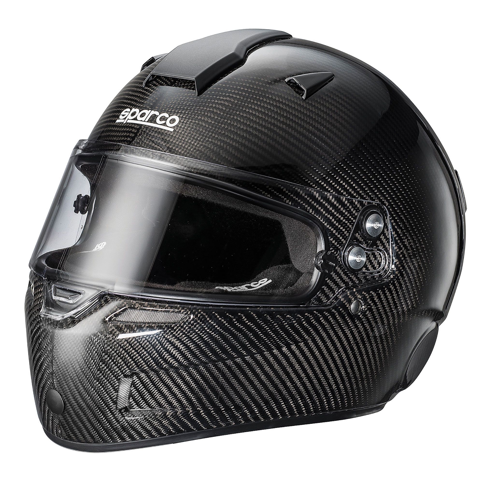Sparco Air KF-7W Carbon Go-Kart/Karting/Racing/Race/Track Crash Helmet/Lid