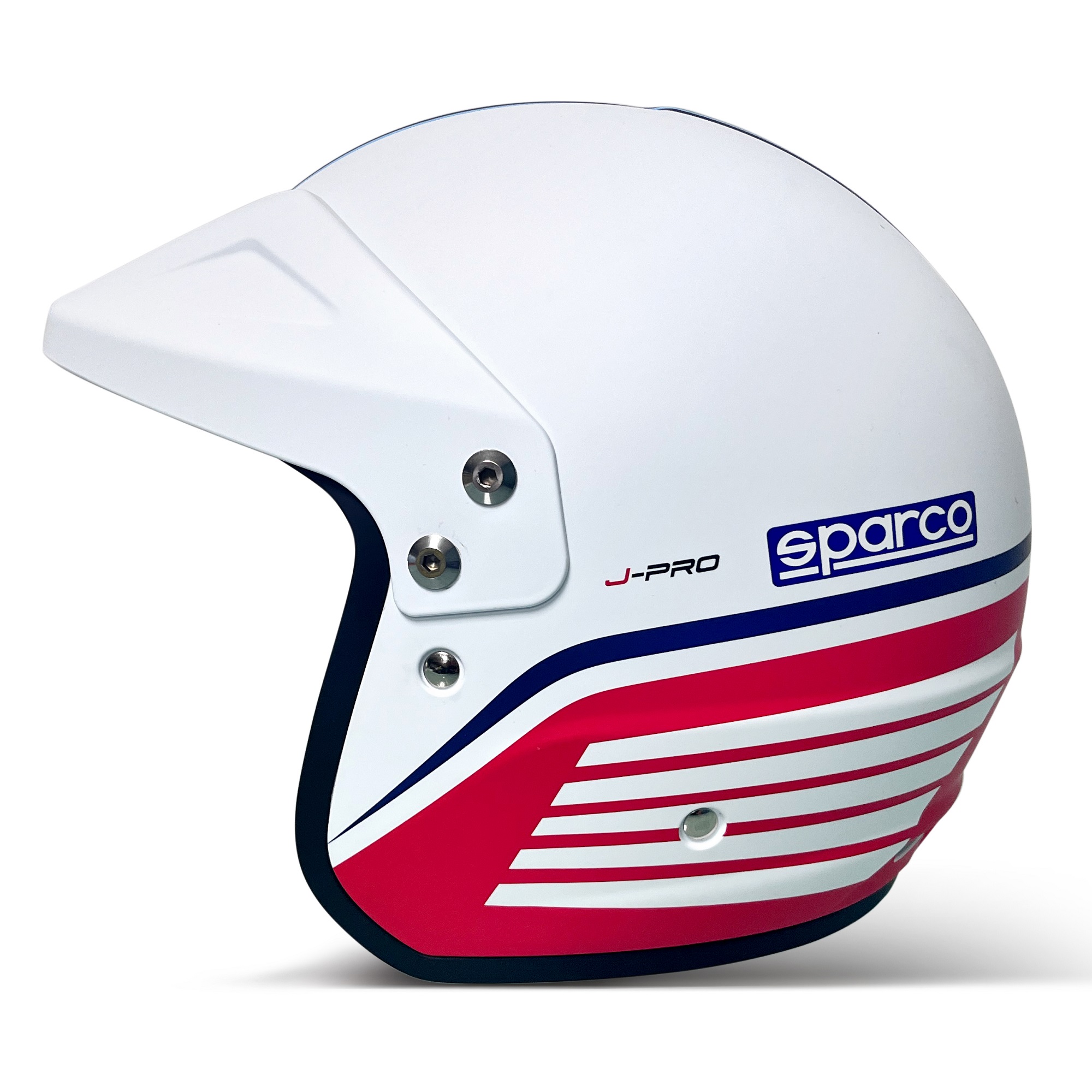 Sparco Martini Racing J-Pro Helmet - ECE 22.06 Approved, Lightweight (Track Day)