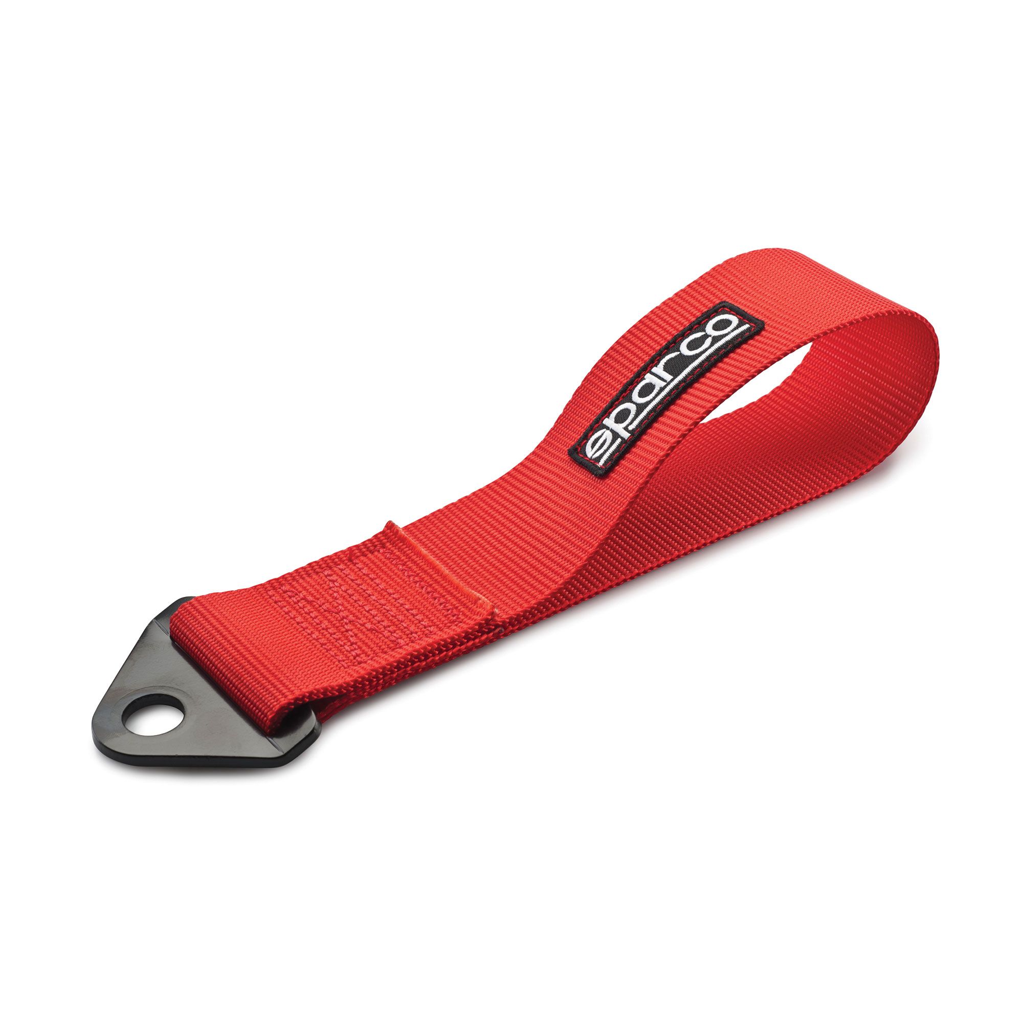 Sparco Tow/Towing Eye Strap / Loop Fixed Length Red Recovery