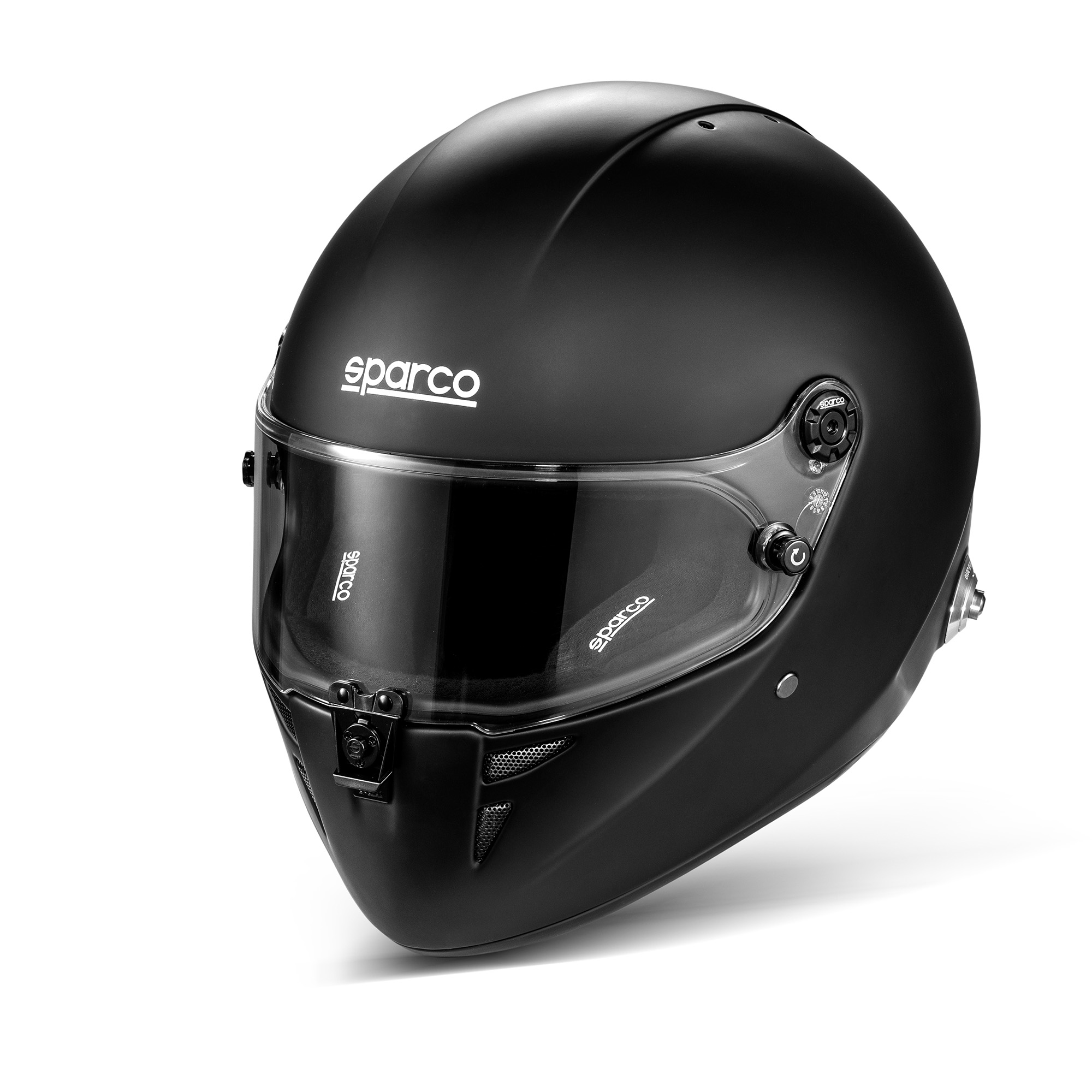Sparco Stealth RF Helmet - FIA 8859-2024 Approved, Lightweight, FHR Posts
