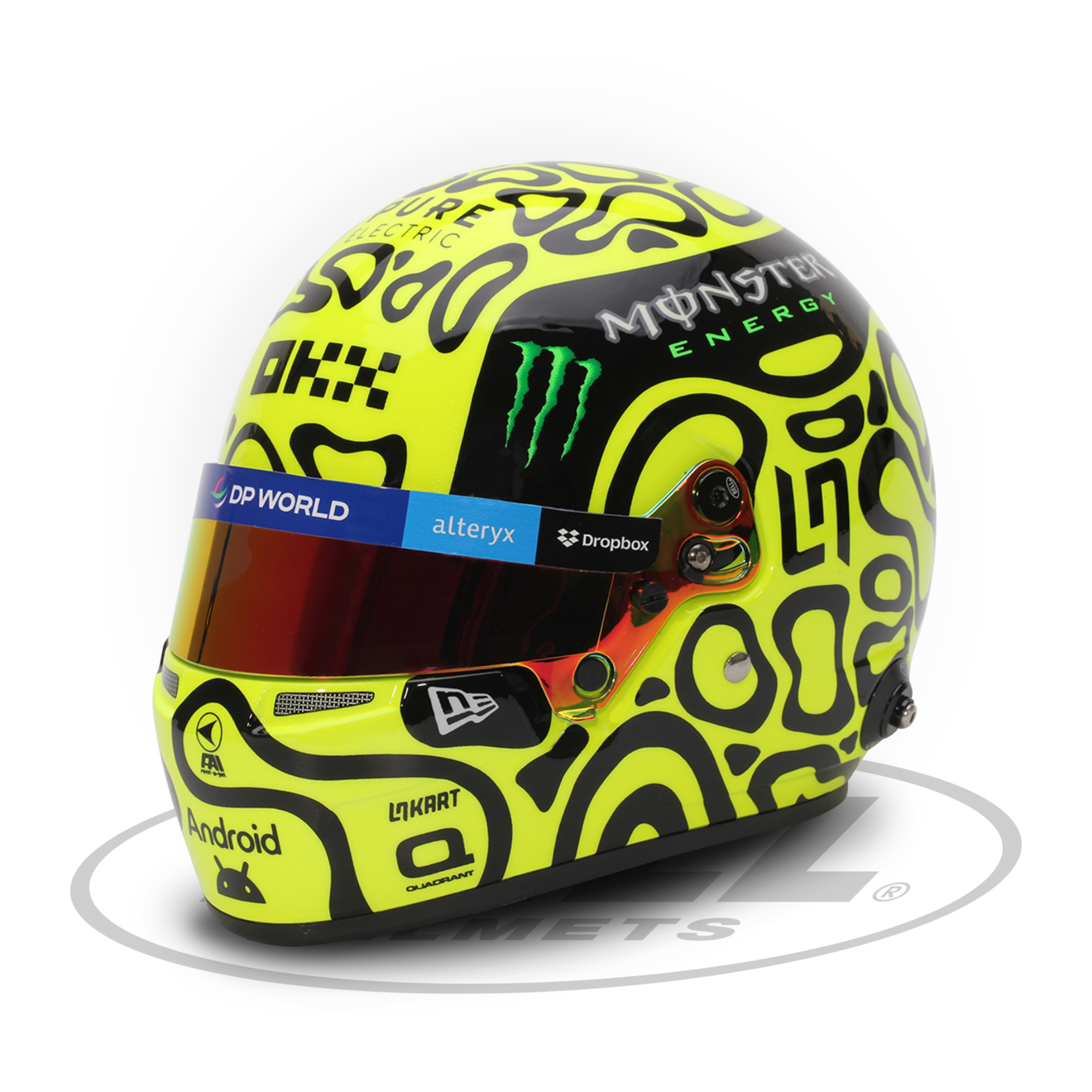 Bell Sports Mini Line 1:2 Scale Replica F1 Helmet - Lando Norris