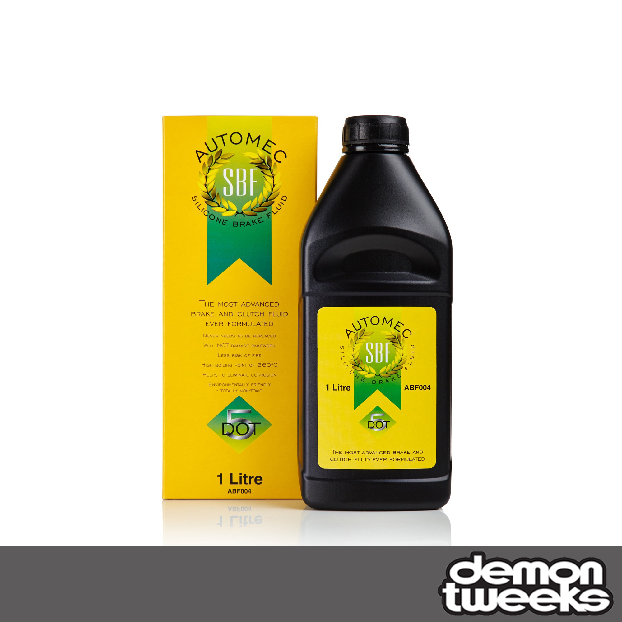 Automec Long Life Silikonflasche mit hohem Siedepunkt DOT 5 Bremsflüssigkeit - Bild 7 von 7
