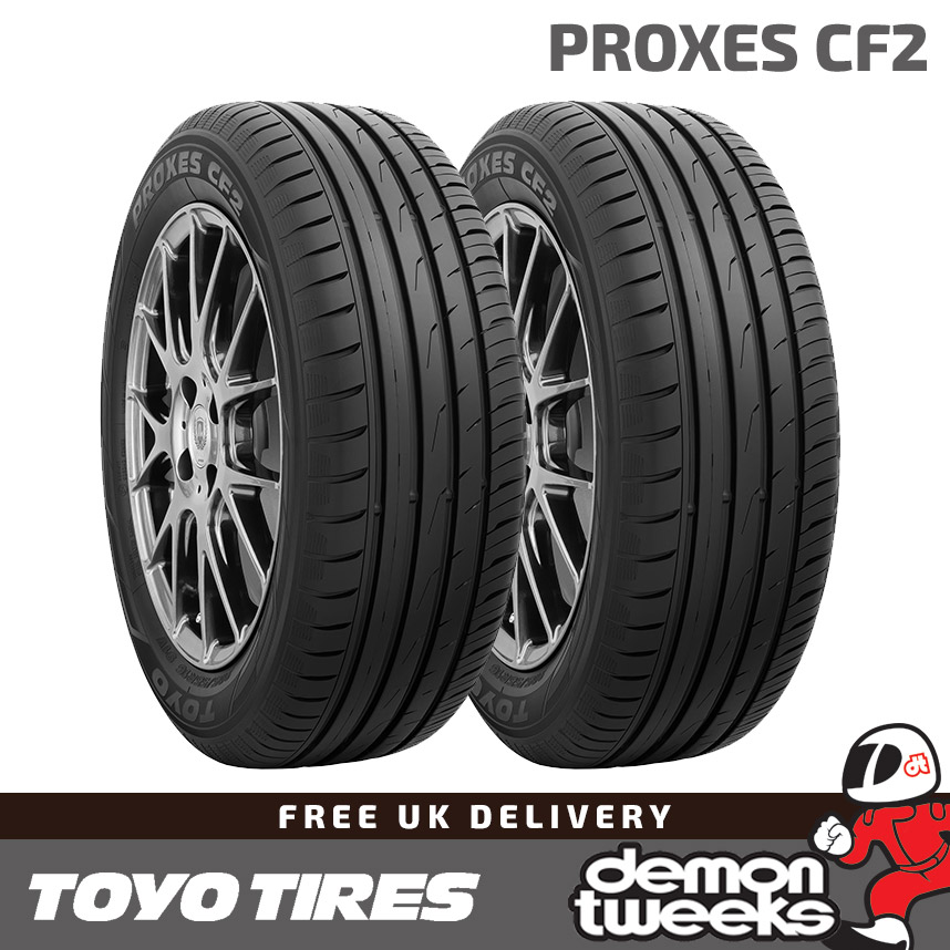 2 x Toyo Proxes CF2 High Performance Road Tyres 195 65 15 R15 (195/65 ...
