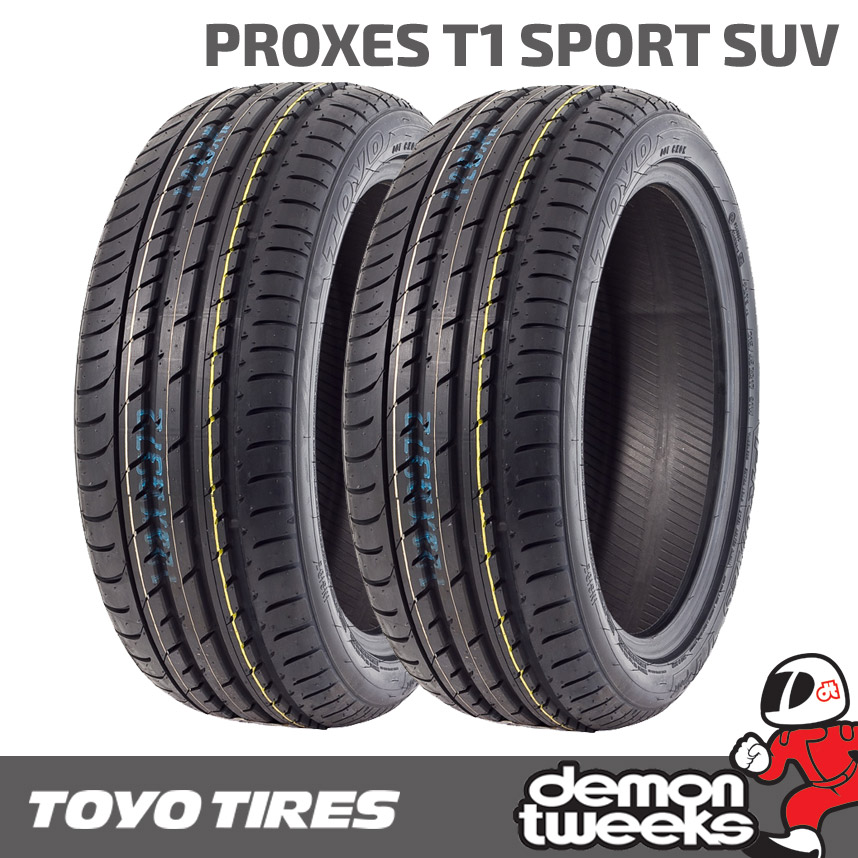 2 x Toyo Proxes T1 Sport SUV Performance Road Tyres 255 50 R20 255/50
