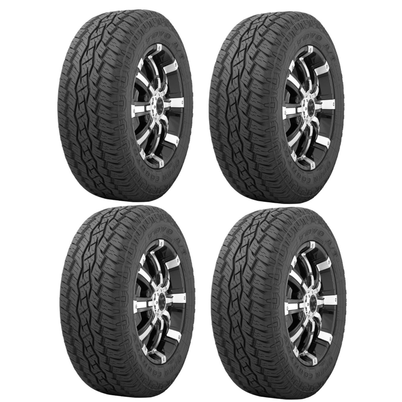 4 X Toyo Open Country A T Plus Road Off Road Tyres 265 70 16 265 70 16 112h Ebay