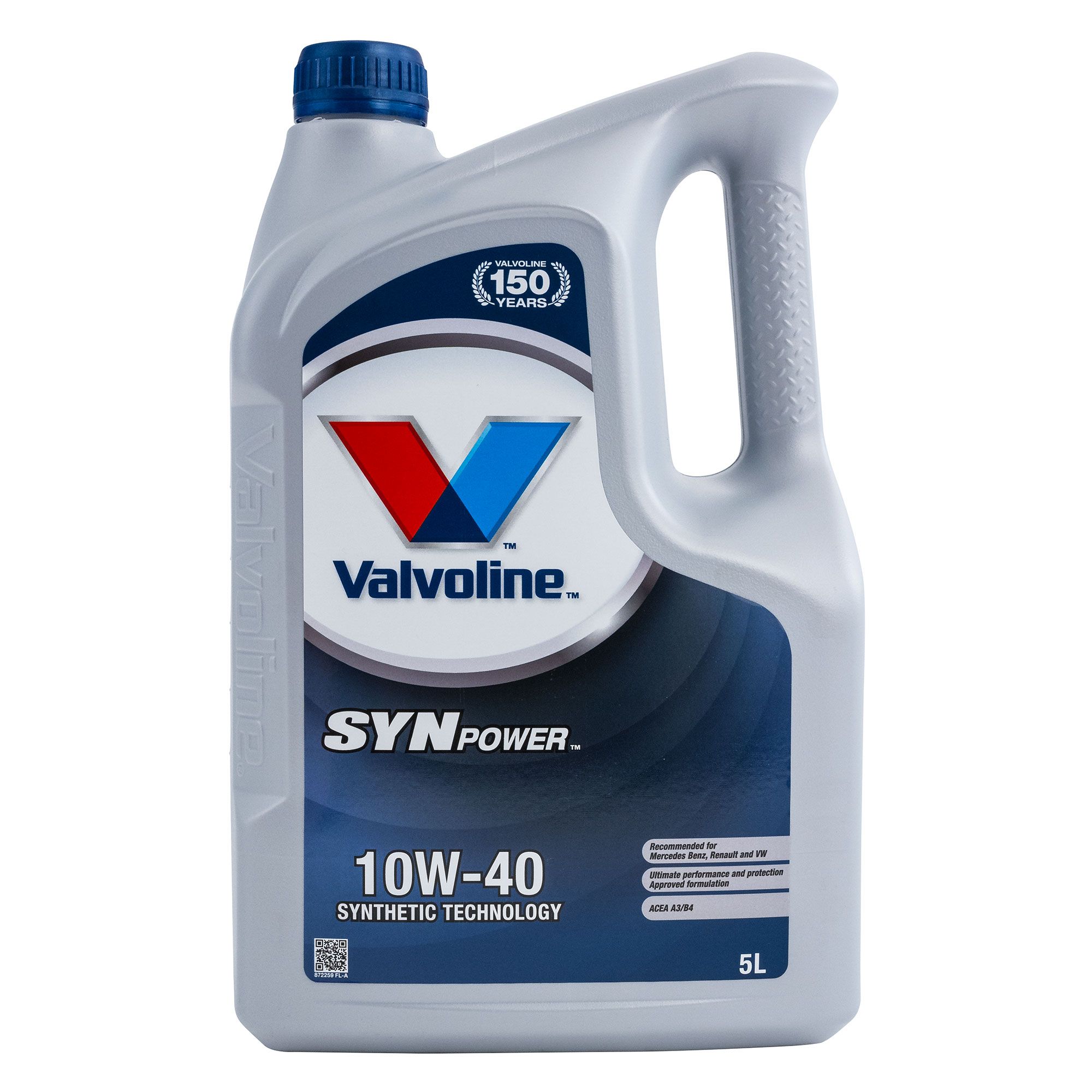 Valvoline Synpower Semi Synthetic 10W40 Car Engine Oil - 5 Litres | eBay