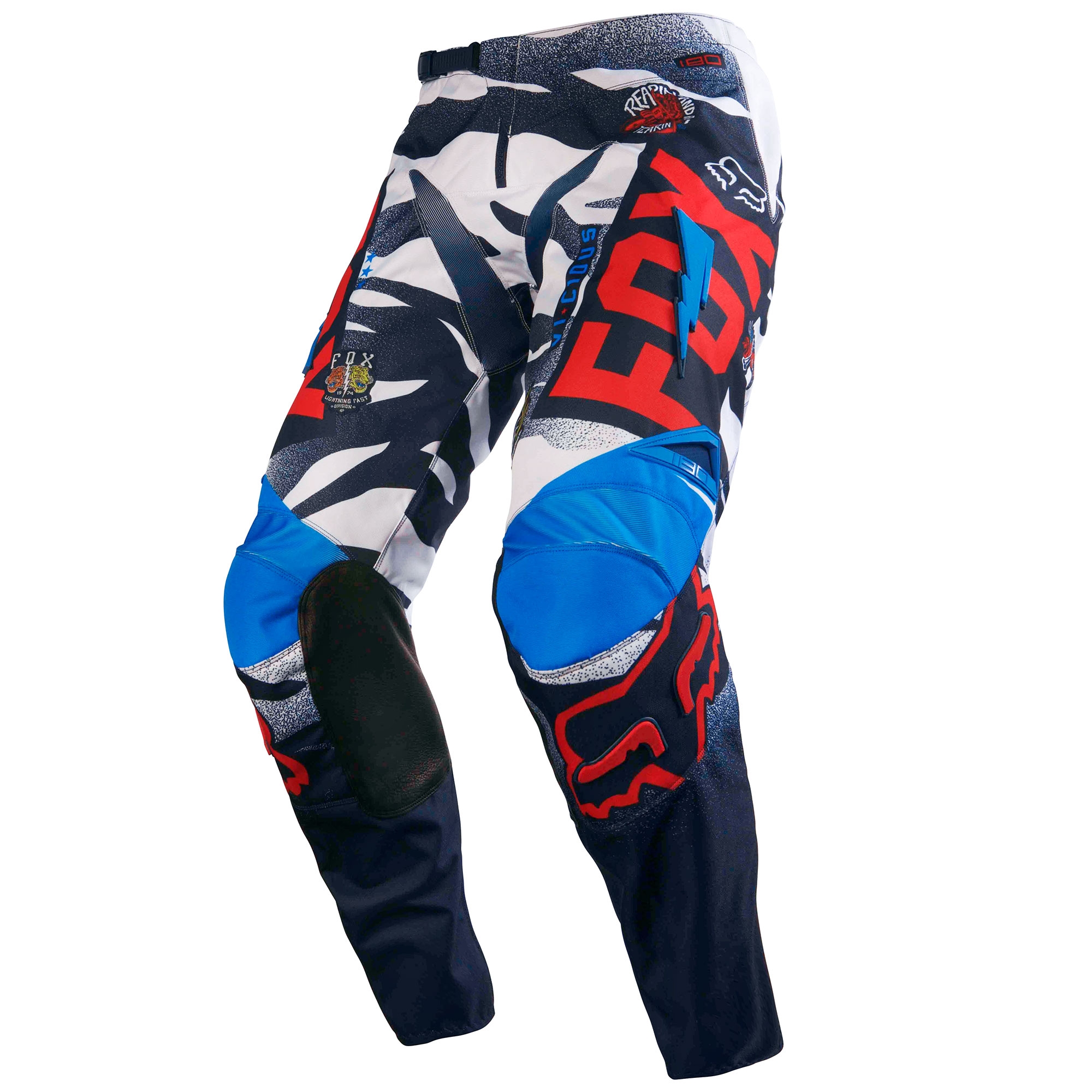 Fox Clothing 180 Youth Vicious Motocross Pants Blue / White - Size 24 ...